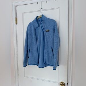 L.L bean size xs warm blue zip up jacket